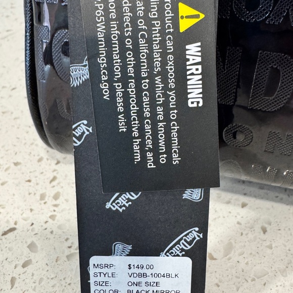 Von Dutch Black Reflective Bag - Picture 5 of 5